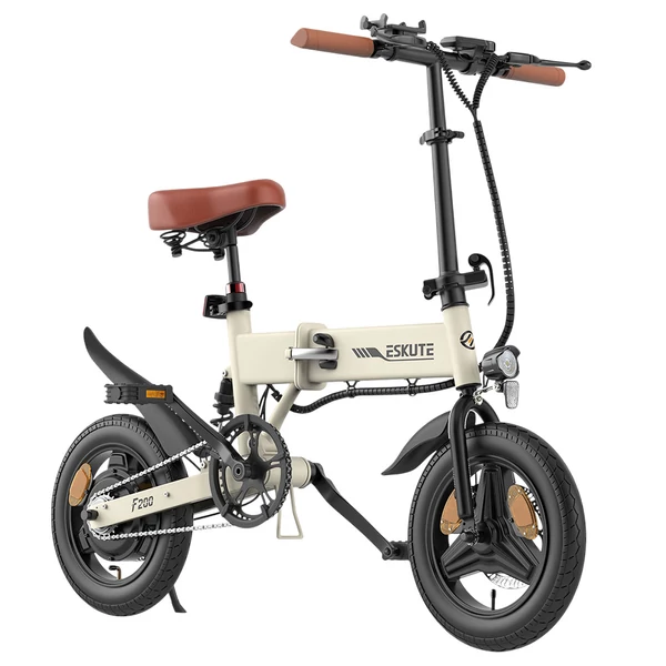 ESKUTE F200 összecsukható elektromos kerékpár, 250W motor, 36V 7.8Ah akku, 14” kerék, 25km/h, 50km hatótáv, mechanikus tárcsafék – Keki