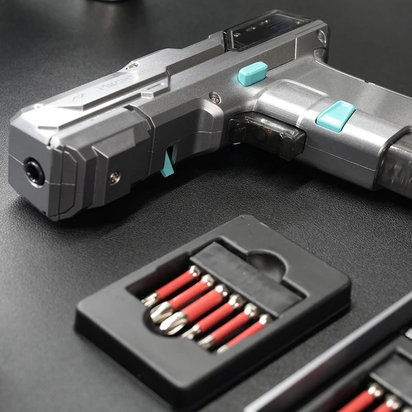 MECHTRON TL‑G007S PRO ütvefúró – 2 sebesség, 1s indítás, 2000 mAh akku, AI vezérlés, LED kijelző, 2 az 1-ben csavarhúzó és fúró