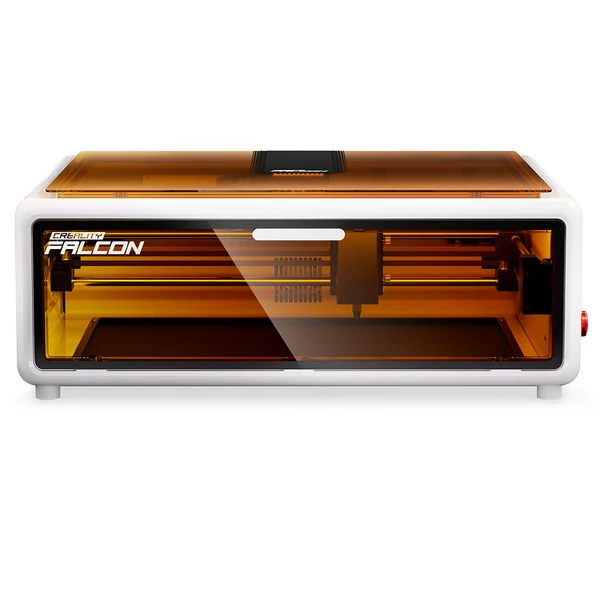 Creality Falcon A1 10W lézergravírozó és vágó, 600mm/s sebesség, 0.06–0.08mm pontosság, 305×381mm munkaterület, okos anyagfelismerés, HD kamera - Fehér