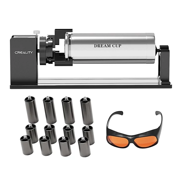 Creality Falcon A1 10W FDA Class 1 lézer + forgató készlet + lézerágy