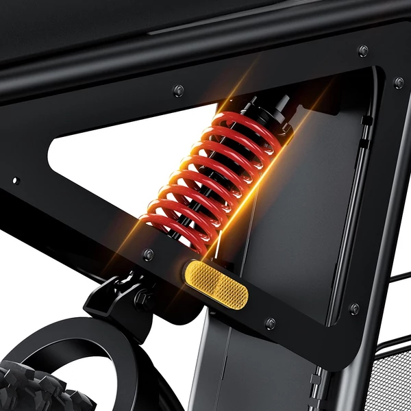 iScooter DX5Max elektromos roller, 2000W, 70 km/h, 52V 20Ah akku, 100 km hatótáv, NFC, hidraulikus fék, teljes felfüggesztés, IPX4, 17" tubeless