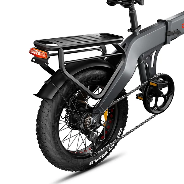DRVETION BT20 összecsukható elektromos kerékpár, 1000W, 20×4.0” fat tire, 48V 14Ah Samsung akku, 55km/h, 100km hatótáv