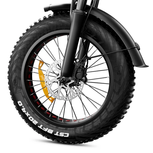 DRVETION BT20 összecsukható elektromos kerékpár, 1000W, 20×4.0” fat tire, 48V 14Ah Samsung akku, 55km/h, 100km hatótáv