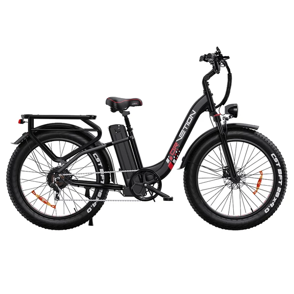 DRVETION CTR26 1000W elektromos kerékpár, 26×4.0 fat gumi, 48V 15Ah Samsung akku, 50km/h, 90km hatótáv, hidraulikus fék, első rugózás