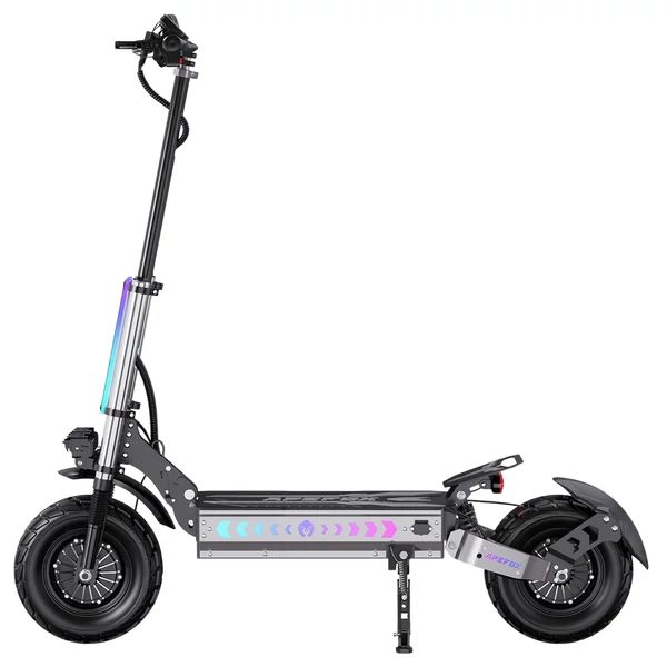 APEFOX T90 elektromos roller – 2×2100W motor, 60V 31,2Ah akkumulátor, 13” kerék, 85 km/h, 100 km hatótáv, hidraulikus fékek, prémium felfüggesztés