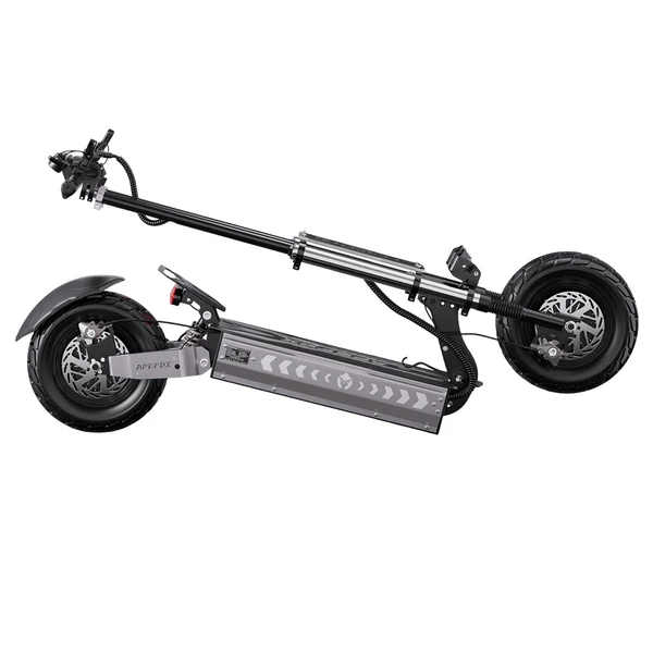 APEFOX T90 elektromos roller – 2×2100W motor, 60V 31,2Ah akkumulátor, 13” kerék, 85 km/h, 100 km hatótáv, hidraulikus fékek, prémium felfüggesztés