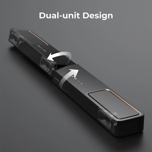 Ultimea Skywave F40 Boom 5.1.2 hangprojektor Dolby Atmos hangrendszerrel, HDMI eARC, 8 hangszóró, Bluetooth 5.4, állítható basszus, vezetéknélküli mélynyomó