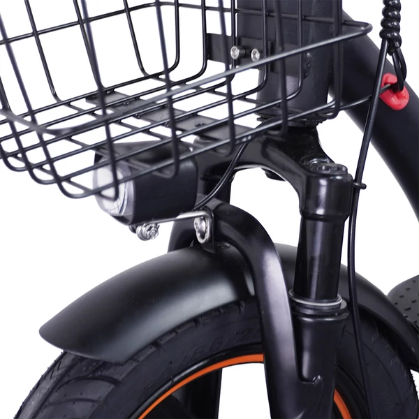 GELEIPU C14 elektromos roller üléssel: 500W, 48V 17.5Ah, 14" kerék, 25km/h, 100km hatótáv, kettős lengéscsillapító, tárcsafék