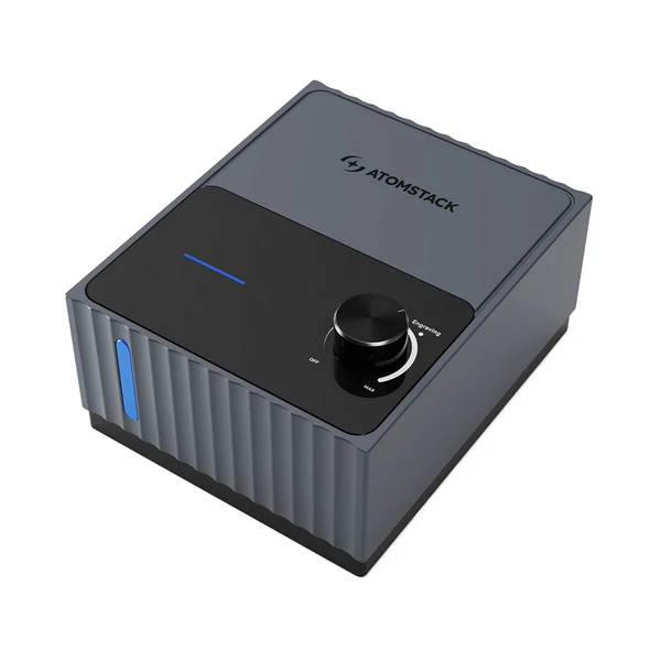 ATOMSTACK F80 Air Assist, 60 L/perc nagy nyomású légáram, 80 W légszivattyú, okos vezérlés, tisztább vágás, akár 20% gyorsabb lézervágás