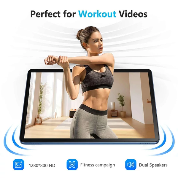 G‑tab T9 Pro tablet, 10.1'' 1280×800 IPS, Allwinner A333, Android 15, 4GB RAM 128GB ROM, WiFi 2.4/5G, BT 5.0, GPS, 2MP+5MP kamera, 5500mAh