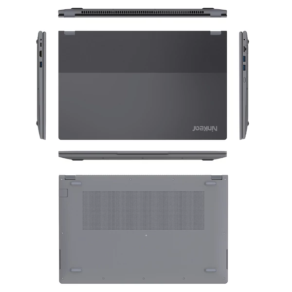 Ninkear YBOOK 15 laptop, 15.6'' FHD IPS érintőkijelző, Ryzen 3 3250U, 8GB RAM, 512GB SSD, 360° forgatható, WiFi5, BT5.0, HDMI, RJ45, Type‑C