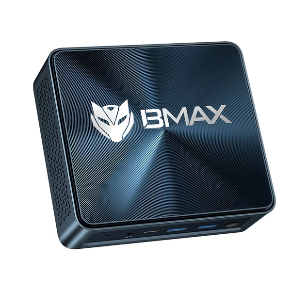 BMAX B11 Pro mini PC, Intel Core Ultra 5 115U, 16GB LPDDR5, 512GB NVMe SSD, DP/HDMI/Type‑C 4K, WiFi 6, BT 5.2, 2.5G LAN, USB3.2/USB2.0