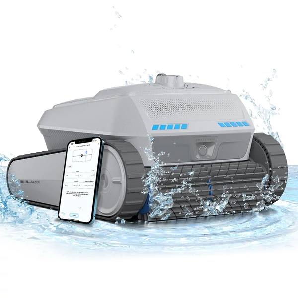 AIRROBO CP402 vezeték nélküli robot medencetisztító, okos útvonaltervezés, 4 motor, dupla kefék, 10400mAh, 2 órás üzemidő, IP68