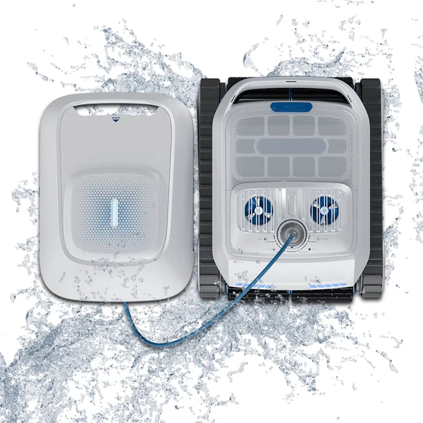 AIRROBO CP402 vezeték nélküli robot medencetisztító, okos útvonaltervezés, 4 motor, dupla kefék, 10400mAh, 2 órás üzemidő, IP68