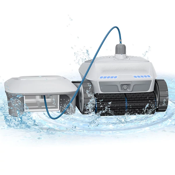 AIRROBO CP402 vezeték nélküli robot medencetisztító, okos útvonaltervezés, 4 motor, dupla kefék, 10400mAh, 2 órás üzemidő, IP68