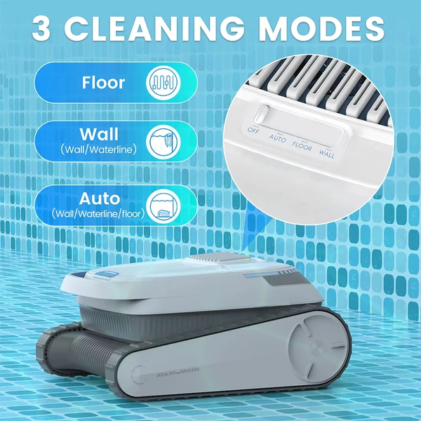 AIRROBO TBPC20 vezeték nélküli robot medencetisztító, 3 motor, dupla kefék, 80W, 5200mAh, 2 órás üzemidő, falmászás, IP68