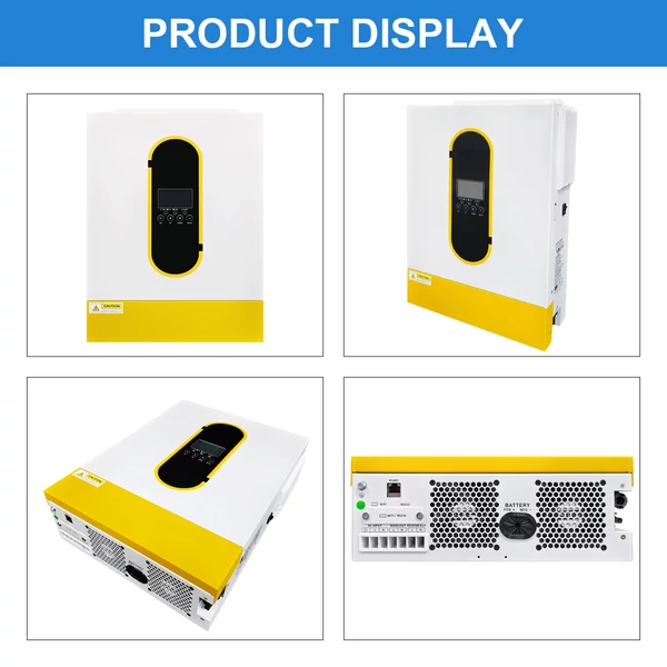 DAXTROMN 11kW hibrid napelemes inverter, on/off grid rendszer, 48V tiszta szinusz, dupla MPPT, 500V PV, 160A töltés, 22000VA induló teljesítmény