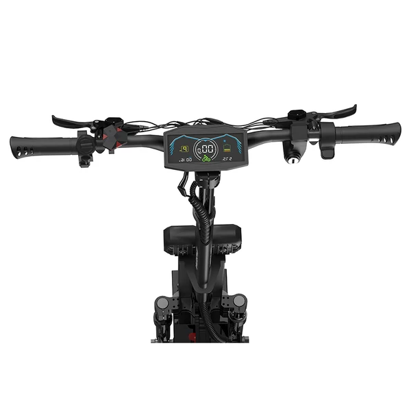 ONECNA GT7 összecsukható elektromos roller, dupla 2800W motor, 60V 27Ah akku, 80 km/h, 89 km hatótáv, 11" terepgumi, olajos fék, app, 150 kg
