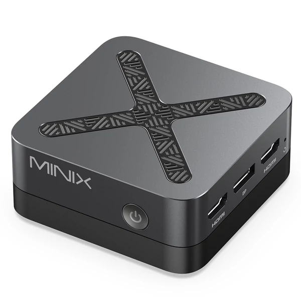 MINIX Z95 mini PC, Intel N95, 16GB RAM, 512GB SSD, DP+HDMI 2.1 4K tripla kijelző, WiFi 5, BT 5.0, dupla gigabit LAN, USB‑A 3.2, aktív hűtés
