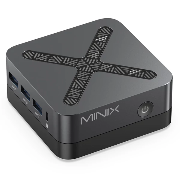 MINIX Z95 mini PC, Intel N95, 16GB RAM, 512GB SSD, DP+HDMI 2.1 4K tripla kijelző, WiFi 5, BT 5.0, dupla gigabit LAN, USB‑A 3.2, aktív hűtés