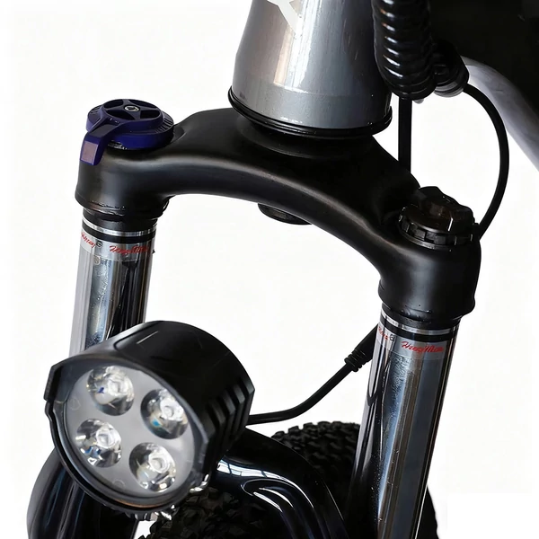 PVY M29 elektromos kerékpár – 250W, 48V 17.5Ah, 29", 25km/h, 120km hatótáv, Shimano 7 sebesség, applikáció vezérlés – Szürke