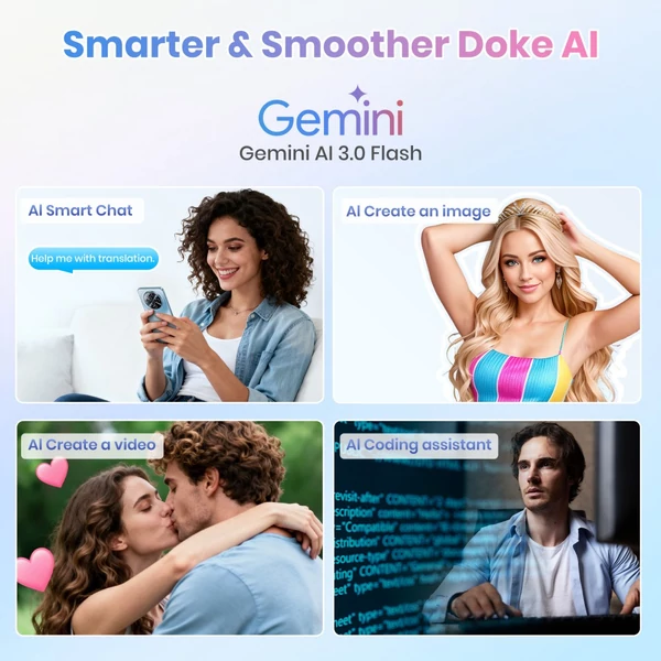 FOSSiBOT S5 okostelefon, Unisoc T615 nyolcmagos, 4GB RAM + 128GB tárhely, 6000mAh akkumulátor, 6.88'' 120Hz HD+ kijelző, 13MP hátlapi kamera, NFC - Kék