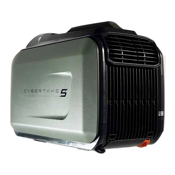CYBERTAKE S1 Pro hordozható kültéri légkondicionáló, akkumulátor nélkül, Bluetooth távvezérlés, 9,6 kg, 6 üzemmód, ≤55 dB zaj, EU‑csatlakozó