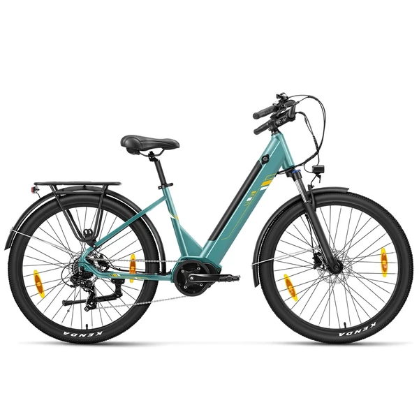 Touroll Urbano 3 elektromos kerékpár, 250W motor, 36V 13Ah akkumulátor, 25km/h, 120km hatótáv, 27.5” kerék, hidraulikus fék, első teleszkóp, Shimano 7 sebesség