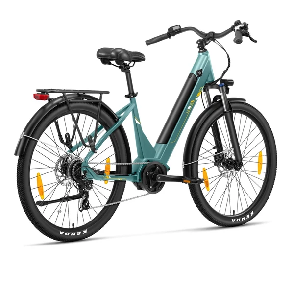 Touroll Urbano 3 elektromos kerékpár, 250W motor, 36V 13Ah akkumulátor, 25km/h, 120km hatótáv, 27.5” kerék, hidraulikus fék, első teleszkóp, Shimano 7 sebesség