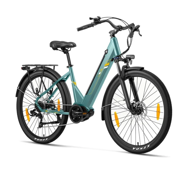 Touroll Urbano 3 elektromos kerékpár, 250W motor, 36V 13Ah akkumulátor, 25km/h, 120km hatótáv, 27.5” kerék, hidraulikus fék, első teleszkóp, Shimano 7 sebesség