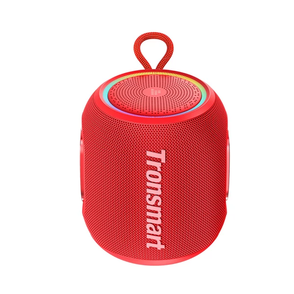 Tronsmart T8 Mini hordozható kültéri hangszóró, 16W teljesítmény, akár 20 órás üzemidő, IPX7 vízálló – Piros