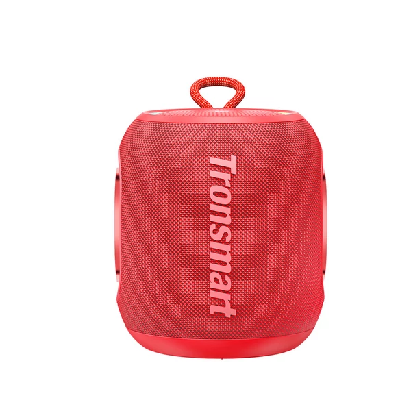 Tronsmart T8 Mini hordozható kültéri hangszóró, 16W teljesítmény, akár 20 órás üzemidő, IPX7 vízálló – Piros