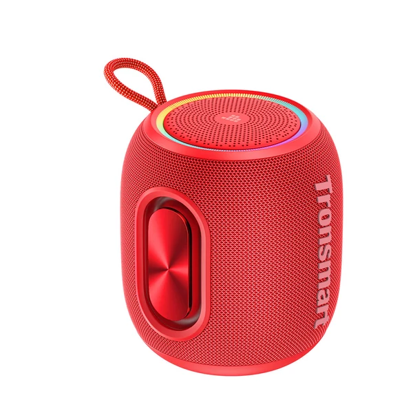 Tronsmart T8 Mini hordozható kültéri hangszóró, 16W teljesítmény, akár 20 órás üzemidő, IPX7 vízálló – Piros