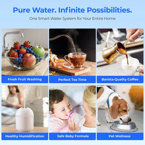 Hydrofast W100 pultos víztisztító + HF03 kompozit szűrőpatron