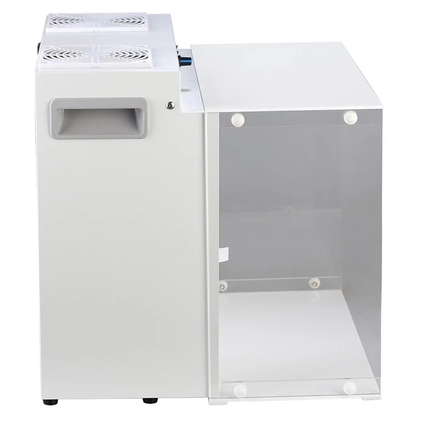 LTQ Vapor CW‑12 lamináris áramlású fülke, 43×33 cm FFU steril boksz H12 HEPA szűrővel laborhoz és gombatermesztéshez