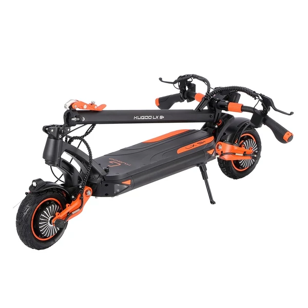 Kugoo LX9+ elektromos roller, 2×650W motor, 48V 18.2Ah akkumulátor, 55 km/h, 65 km hatótáv, 9” kerék, tárcsafék, rugós felfüggesztés
