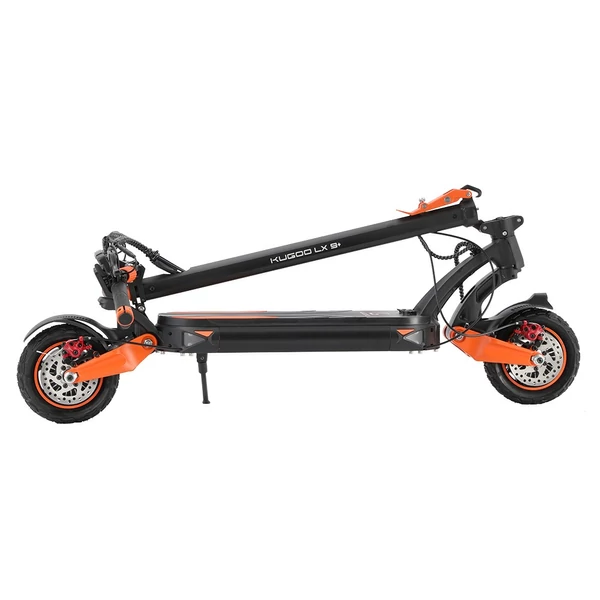 Kugoo LX9+ elektromos roller, 2×650W motor, 48V 18.2Ah akkumulátor, 55 km/h, 65 km hatótáv, 9” kerék, tárcsafék, rugós felfüggesztés