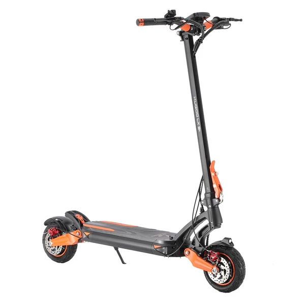 Kugoo LX9+ elektromos roller, 2×650W motor, 48V 18.2Ah akkumulátor, 55 km/h, 65 km hatótáv, 9” kerék, tárcsafék, rugós felfüggesztés