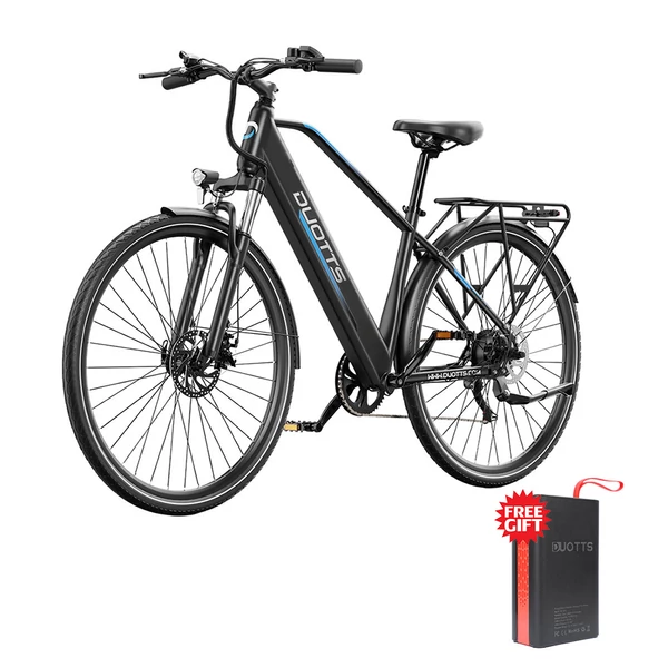 DUOTTS C29 Lite elektromos kerékpár, 250W motor, 36V 13Ah akku, 27.5” kerék, 25km/h, 65km hatótáv, mechanikus tárcsafék, első villa