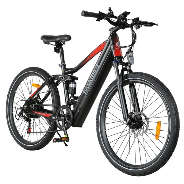 Samebike XD26-II elektromos kerékpár, 26” Kenda gumi, 750W motor, 40 km/h, 48V 14Ah akkumulátor, 110 km hatótáv, Shimano 7-sebesség – Fekete
