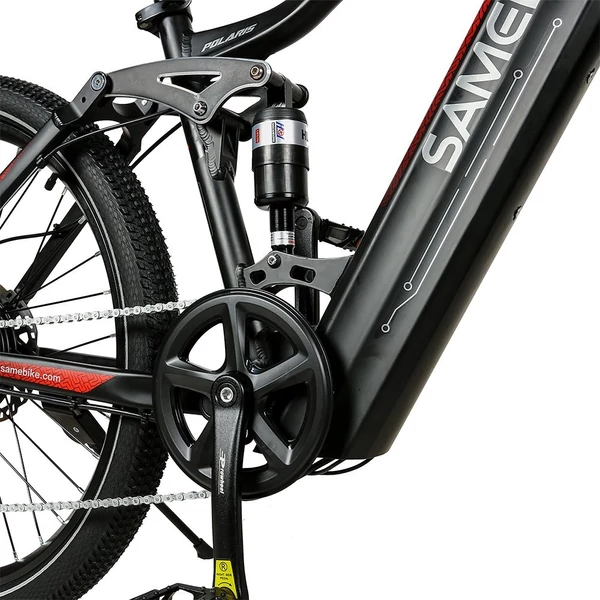 Samebike XD26-II elektromos kerékpár, 26” Kenda gumi, 750W motor, 40 km/h, 48V 14Ah akkumulátor, 110 km hatótáv, Shimano 7-sebesség – Fekete
