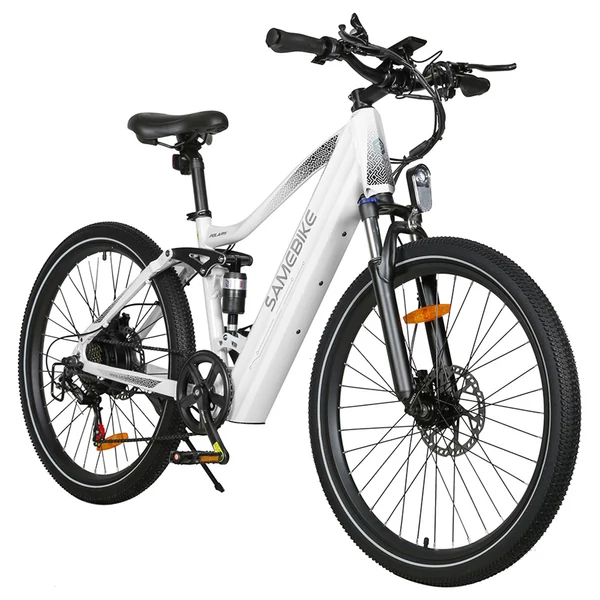 Samebike XD26-II elektromos kerékpár, 26” Kenda gumi, 750W motor, 40 km/h, 48V 14Ah akkumulátor, 110 km hatótáv, Shimano 7-sebesség – Fehér
