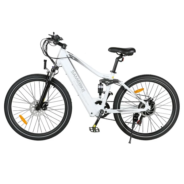 Samebike XD26-II elektromos kerékpár, 26” Kenda gumi, 750W motor, 40 km/h, 48V 14Ah akkumulátor, 110 km hatótáv, Shimano 7-sebesség – Fehér