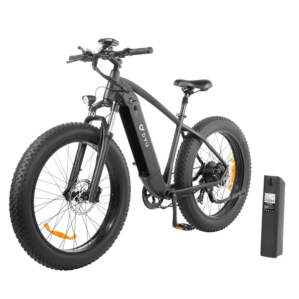 DYU King 750 hegyi elektromos kerékpár, 26×4.0 fat gumi, 48V 750W motor, 18Ah LG akkumulátor, 70 km hatótáv, 45 km/h, 150 kg teherbírás
