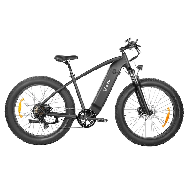 DYU King 750 hegyi elektromos kerékpár, 26×4.0 fat gumi, 48V 750W motor, 18Ah LG akkumulátor, 70 km hatótáv, 45 km/h, 150 kg teherbírás