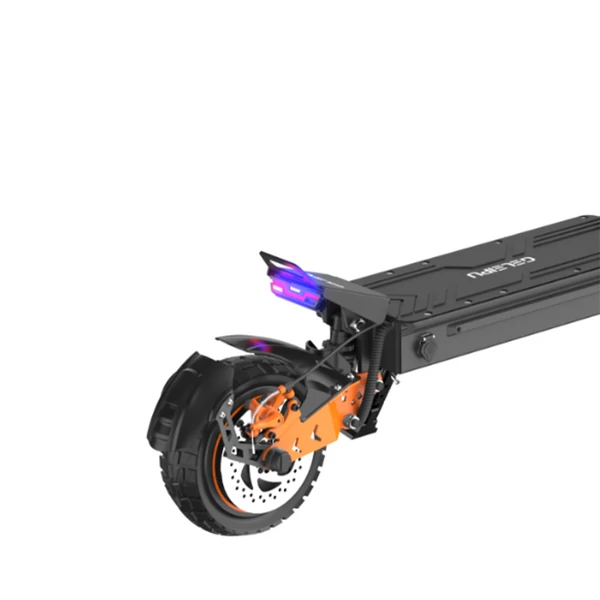 GELEIPU Z1 Pro elektromos roller, 2×1200W motor, 52V 20Ah akku, 65km/h, 70km hatótáv, 10" kerék, dupla tárcsafék, négykaros rugózás