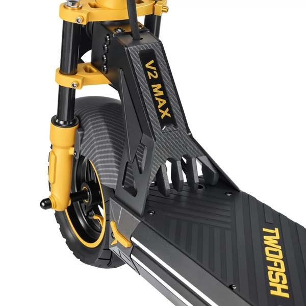 TWOFISH V2 MAX elektromos roller, 800W motor, 48V 20Ah akku, 25km/h, 50km hatótáv, 10" kerék, dupla tárcsafék, rugós felfüggesztés, NFC