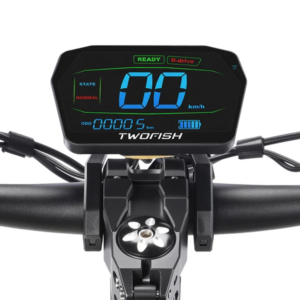 TWOFISH V2 MAX elektromos roller, 800W motor, 48V 20Ah akku, 25km/h, 50km hatótáv, 10" kerék, dupla tárcsafék, rugós felfüggesztés, NFC