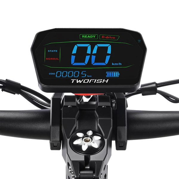 TWOFISH TW4 PRO elektromos roller, 2×1000W motor, 60V 23Ah akku, 72 km/h, 60 km hatótáv, 11” kerék, dupla tárcsafék, rugós felfüggesztés, NFC