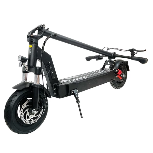 DT08 elektromos roller, 500W motor, 48V 13Ah akkumulátor, 10” kerék, 40km/h, 60km hatótáv, tárcsafék, első‑hátsó rugózás